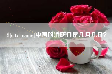 单县中国的消防日是几月几日？
