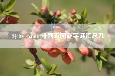 单县排列五图谜字谜汇总九