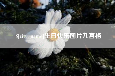 单县生日快乐图片九宫格