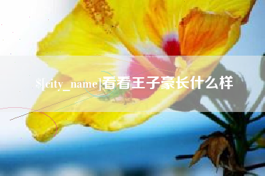 单县看看王子豪长什么样