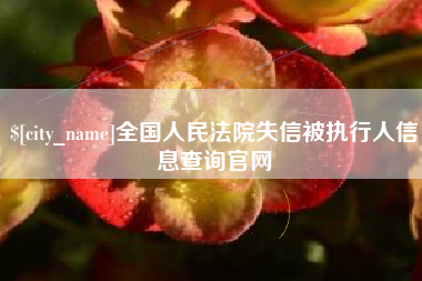 单县全国人民法院失信被执行人信息查询官网