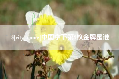 单县中国拿下第9枚金牌是谁