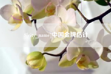 单县中国金牌估计