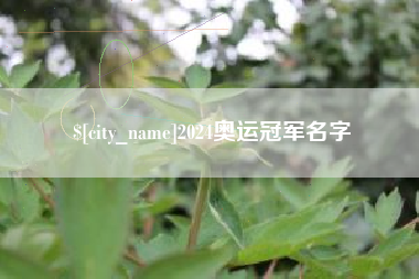 单县2024奥运冠军名字