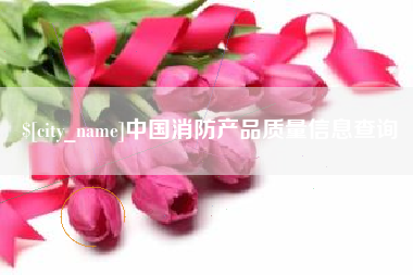 单县中国消防产品质量信息查询