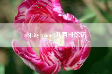 单县九宫排除法