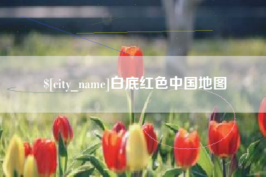 单县白底红色中国地图