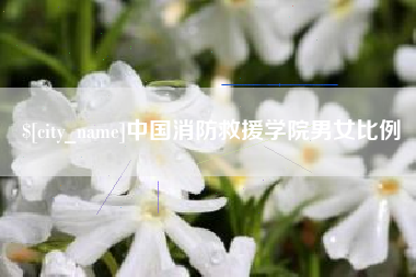 单县中国消防救援学院男女比例