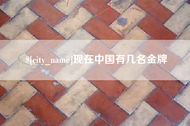 单县现在中国有几名金牌