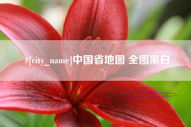 单县中国省地图 全图黑白