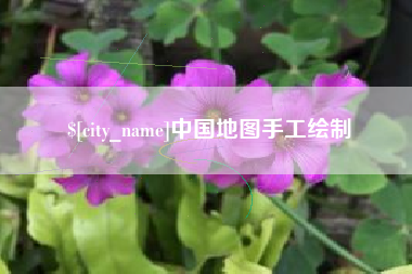 单县中国地图手工绘制