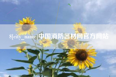 单县中国消防器材网官方网站