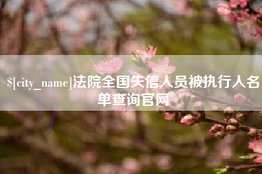 单县法院全国失信人员被执行人名单查询官网