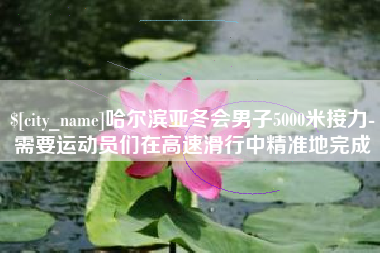 单县哈尔滨亚冬会男子5000米接力-需要运动员们在高速滑行中精准地完成