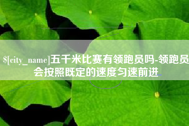 单县五千米比赛有领跑员吗-领跑员会按照既定的速度匀速前进