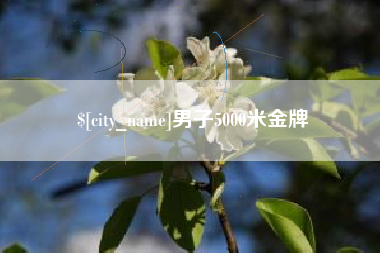 单县男子5000米金牌