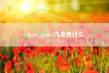 单县九金是什么