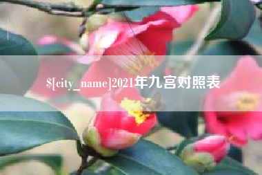 单县2021年九宫对照表
