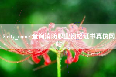 单县查询消防职业资格证书真伪网站