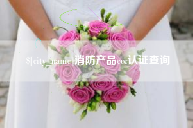 单县消防产品ccc认证查询