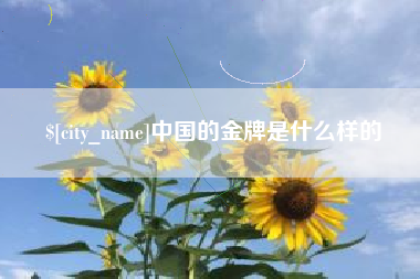 单县中国的金牌是什么样的