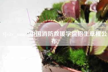 单县中国消防救援学院招生章程公布!