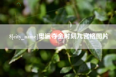 单县奥运夺金时刻九宫格图片