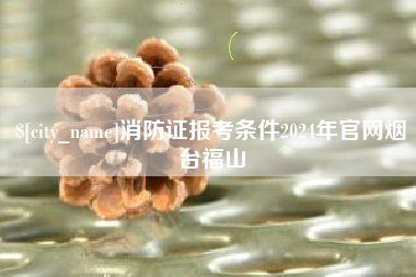 单县消防证报考条件2024年官网烟台福山