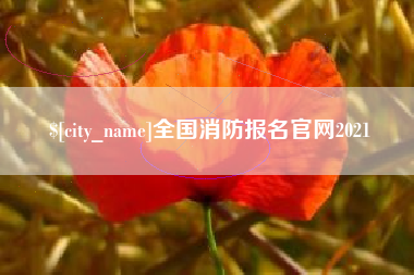 单县全国消防报名官网2021